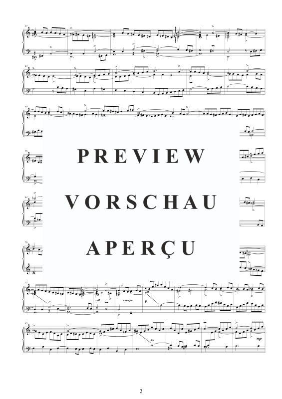 Produktgalerie: Seite 3 von 7 Fantasia und Fuge A-Moll BWV 904, , Klavier Solo