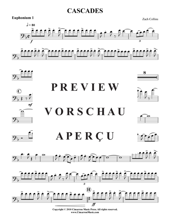 Product gallery: Page 7 of 21 Cascades , , (8x Bariton/Euphonium)