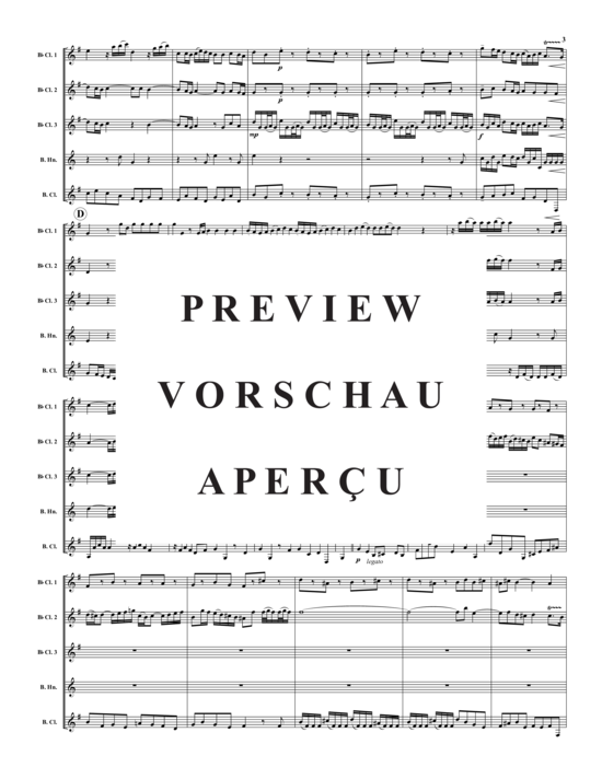 Product gallery: Page 4 of 21 Zwei Arien in Es-Dur , , (clarinet choir)