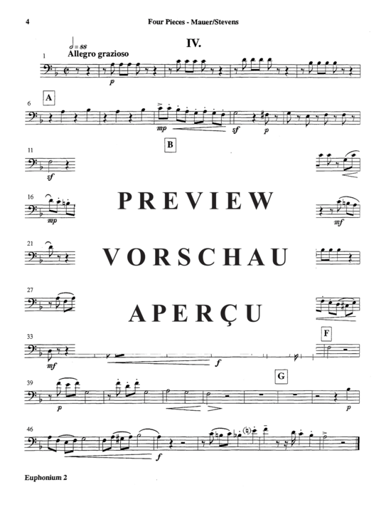 Product gallery: Page 18 of 21 Four Pieces , , (Tuba Quintet EETTT)