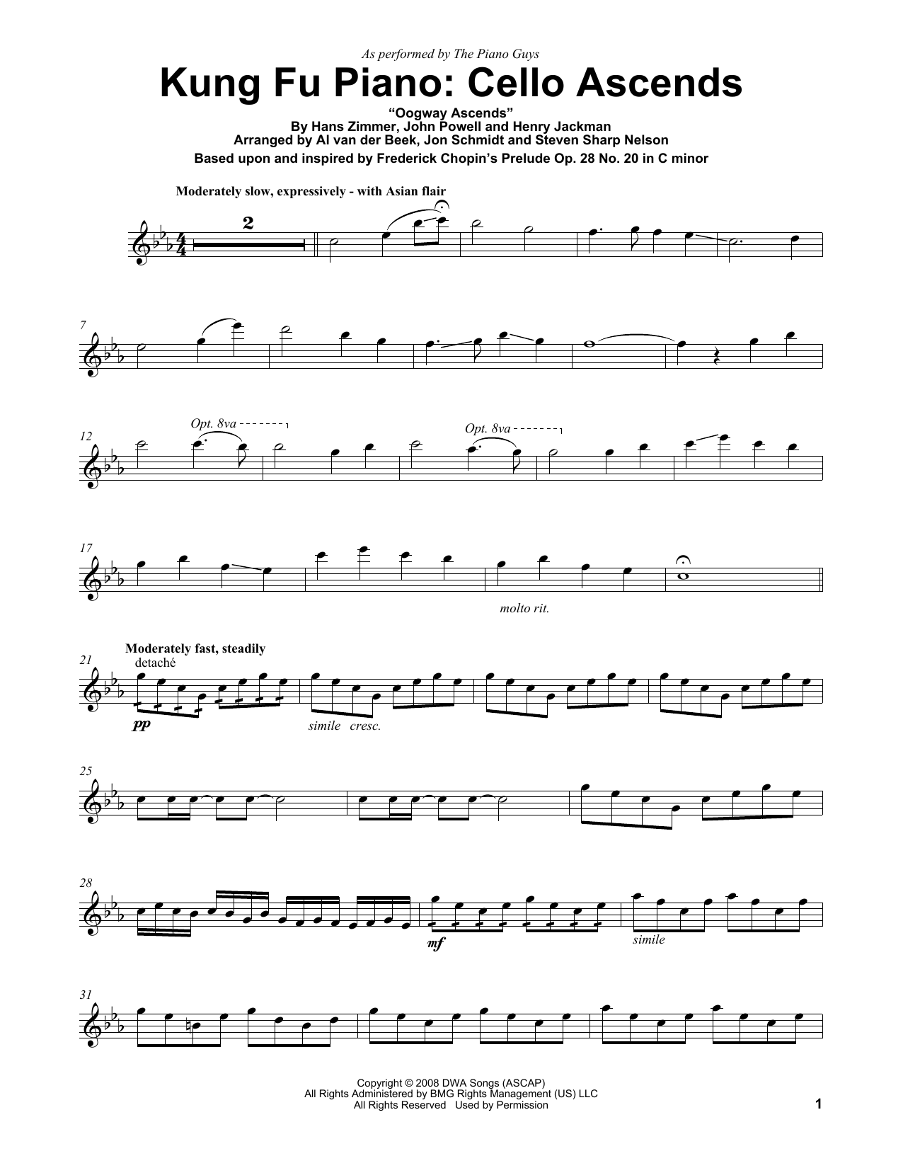 Product gallery: Page 1 of 1 Kung Fu Piano: Cello Ascends, The Piano Guys