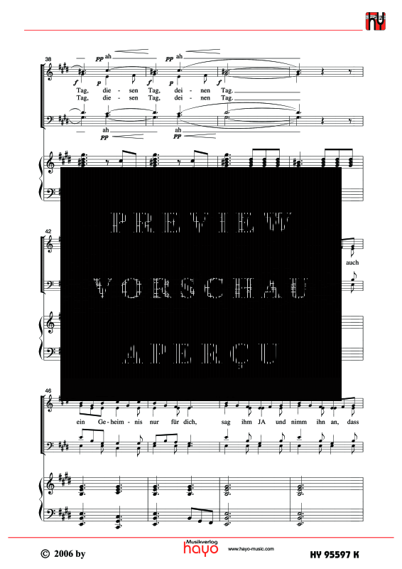 gallery: Wenn der Tag erwacht, , (Gemischter Chor - Klavierpartitur)