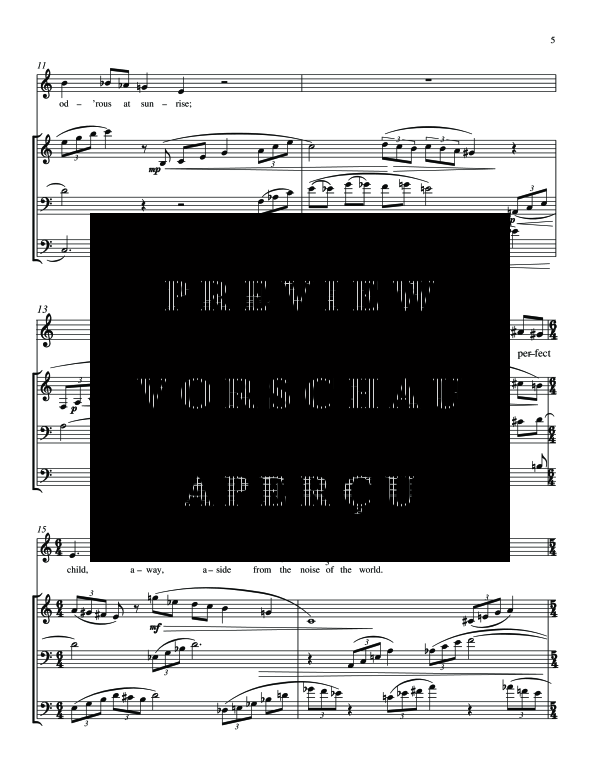 Produktgalerie: Seite 8 von 11 Three Whitman Songs, , (Gemischtes Ensemble Holzbläser, Cello und Mittlere Stimme)