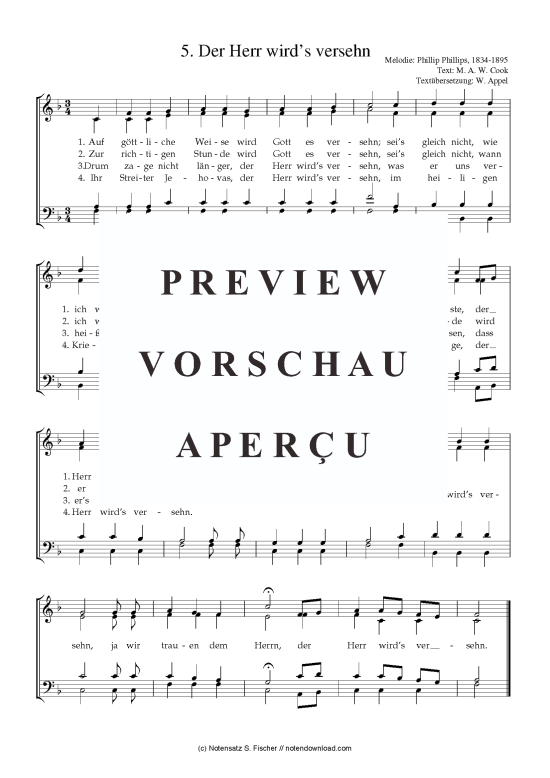 Product picture to: Der Herr wirds versehn  Phillip Phillips, 1834-1895 / M. A. W. Cook