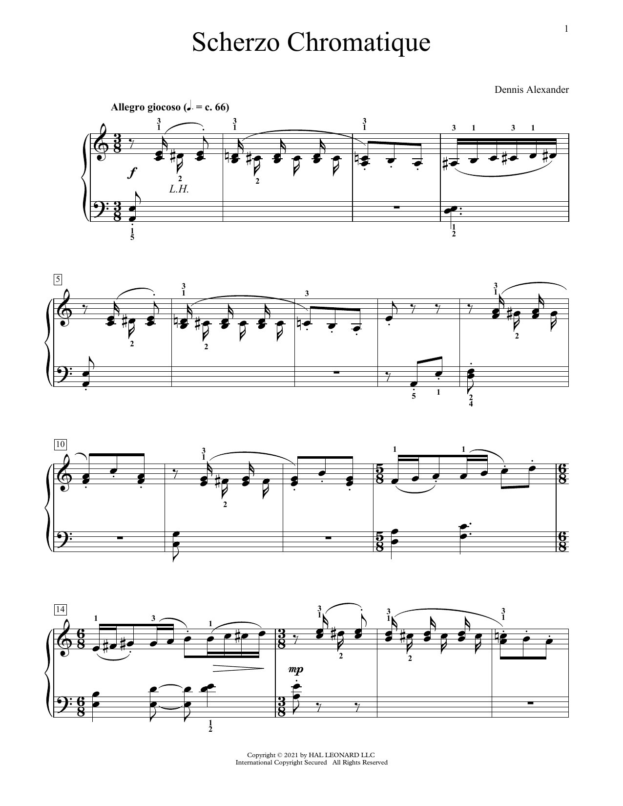 Produktbild zu: Scherzo Chromatique