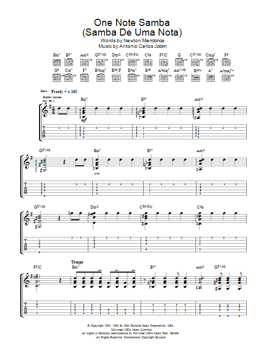 Produktbild zu: One Note Samba (Samba De Uma Nota)