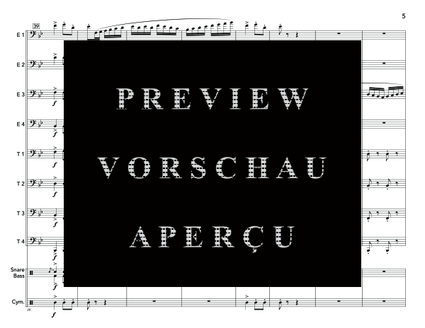 Produktgalerie: Seite 9 von 11 Pas Redouble, , (Tuba Ensemble EEEETTTT + Percussion)