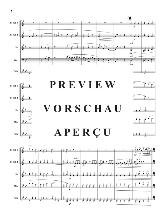 Produktgalerie: Seite 4 von 19 Over the Waves , , (Blechbläserquintett)