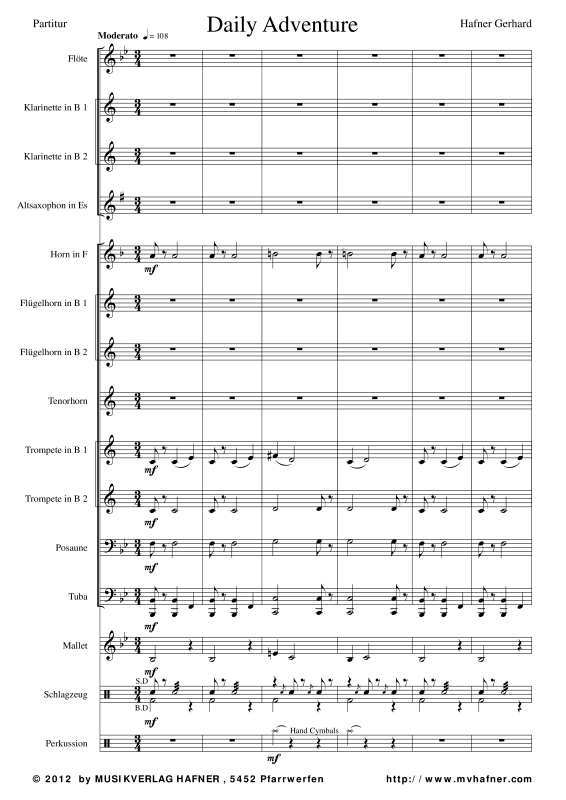 Product gallery: Page 1 of 11 Daily Adventure, , (Youth wind orchestra)