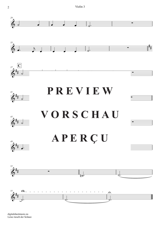 Product gallery: Page 10 of 15 Leise Rieselt Der Schnee , Weihnachten, (violin trio + piano)