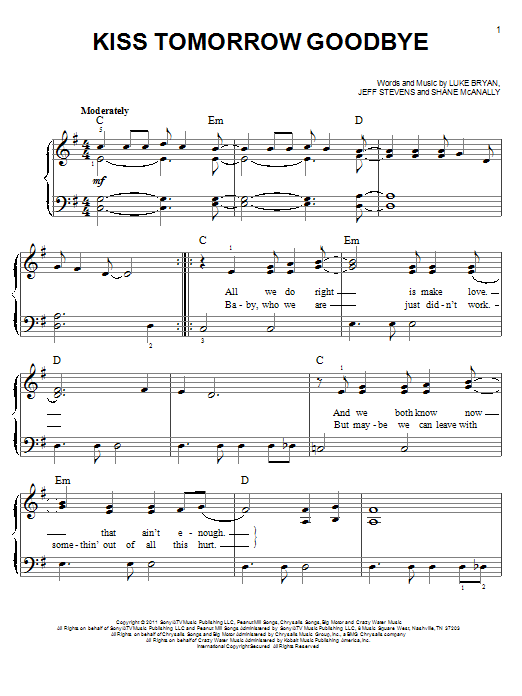 Produktbild zu: Kiss Tomorrow Goodbye