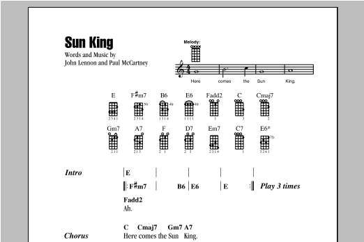 Product gallery: Page 1 of 1 Sun King, The Beatles