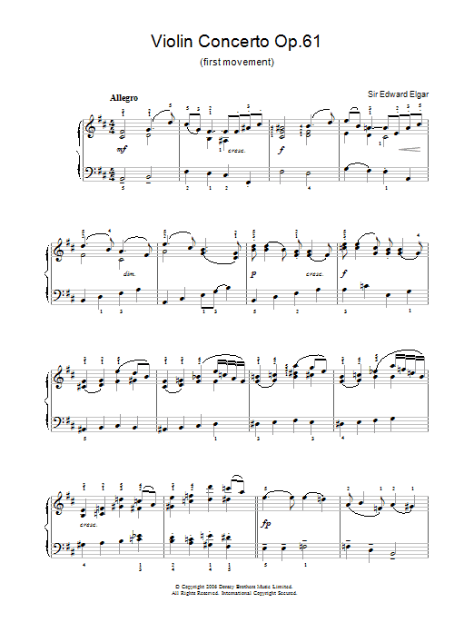 Produktbild zu: Violin Concerto Op.61 (first movement)