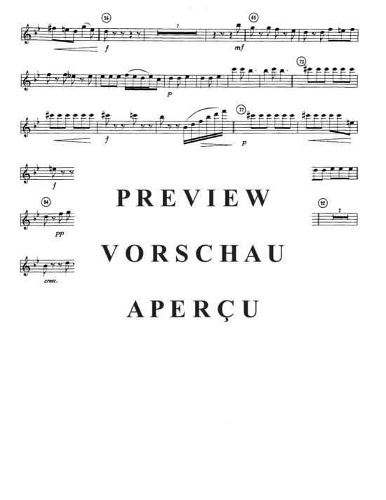 Product gallery: Page 21 of 22 Spinnerlied (Lieder ohne Worte) , ,  op. 67 No. 4 (Solo part in Bb + Concert Band)
