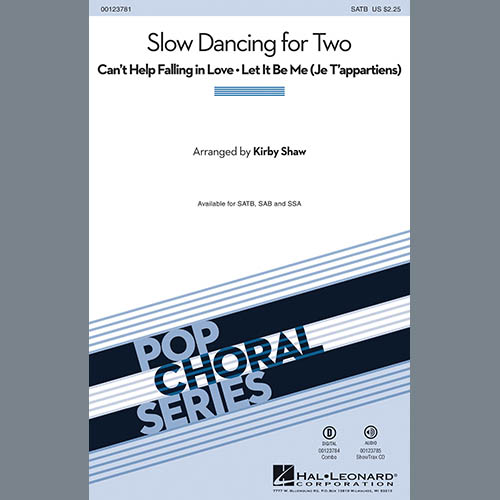 cover: Slow Dancing for Two (Arr. Kirby Shaw), Elvis Presley, Chor