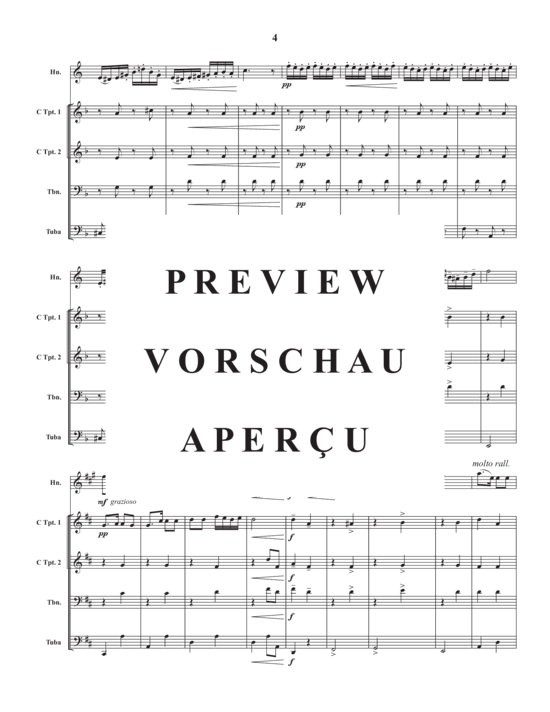 Produktgalerie: Seite 6 von 21 Czardas , , (Blechbläser Quartett + Horn in F Solo)