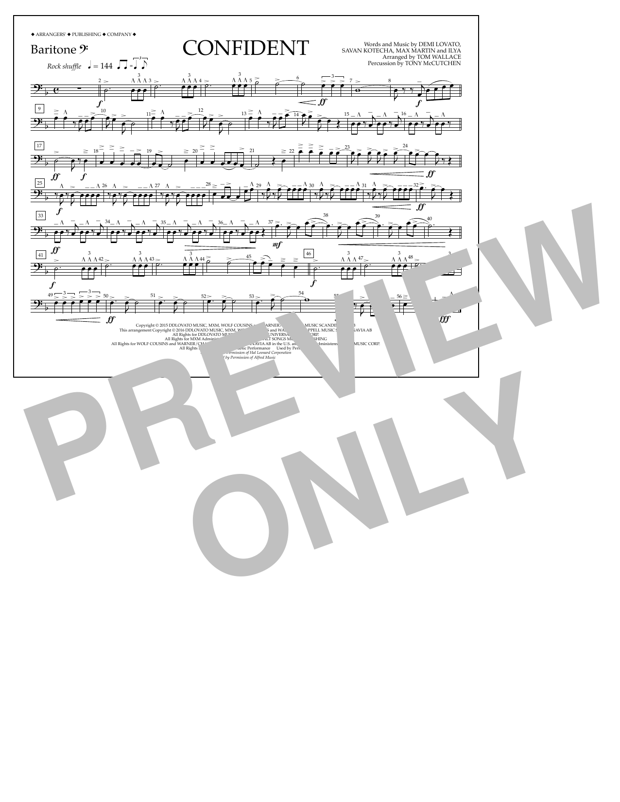Produktbild zu: Confident - Baritone B.C.