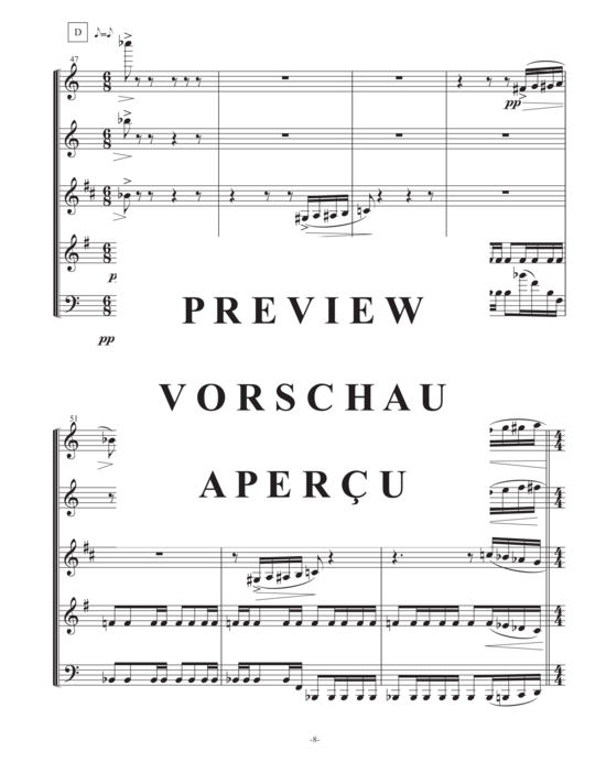 Produktgalerie: Seite 11 von 21 Two Modern Motets , , (Holzbläser Quintett Flöte, Oboe, Klarinette, Horn, Fagott)