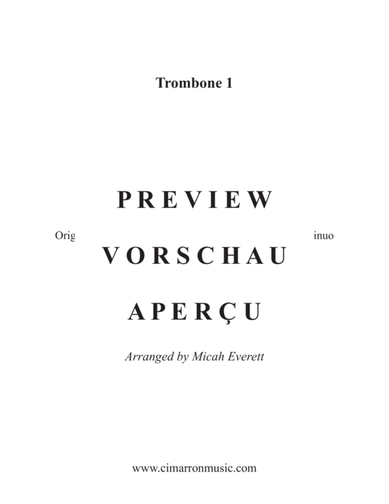 Product gallery: Page 14 of 21 Quartet in D Major, TWV 43:G2 , , (Trombone Quartet)