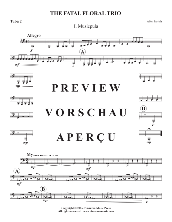 Produktgalerie: Seite 13 von 14 The Fatal Floral Trio , , (Tuba Trio ETT)