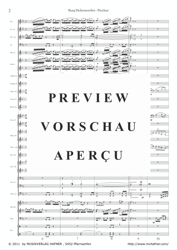 Product gallery: Page 7 of 11 Burg Hohenwerfen, , (large wind orchestra)