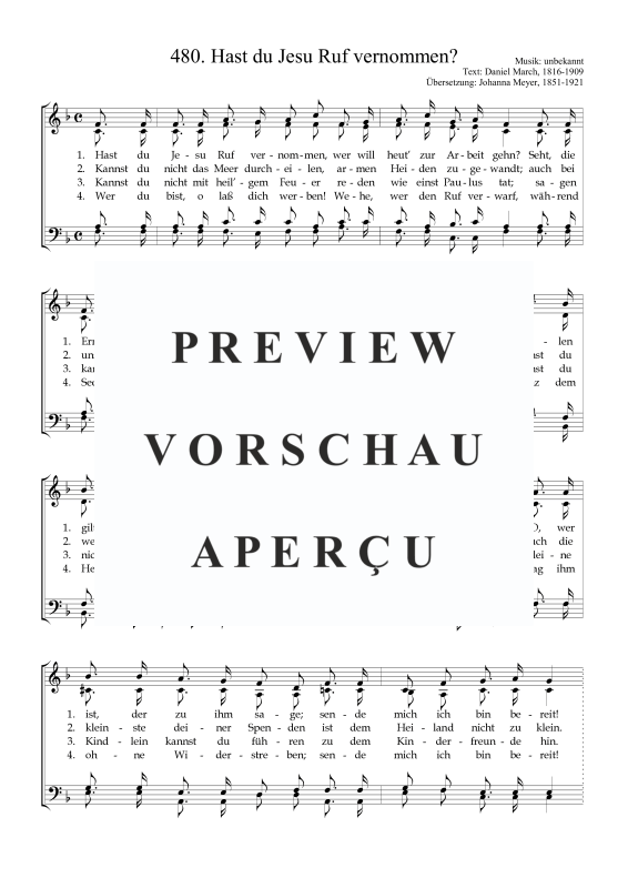 Product gallery: Page 2 of 3 Hast du Jesu Ruf vernommen?, , Mixed Chorus