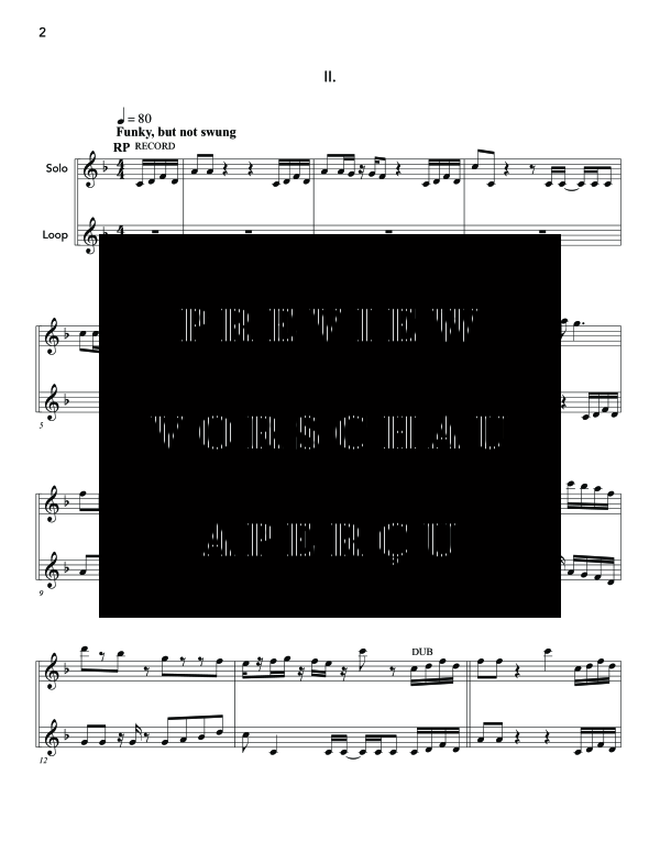 Produktgalerie: Seite 6 von 11 Looping Etudes, , (Melodieinstrument in C / B / Es und Loop Pedal)