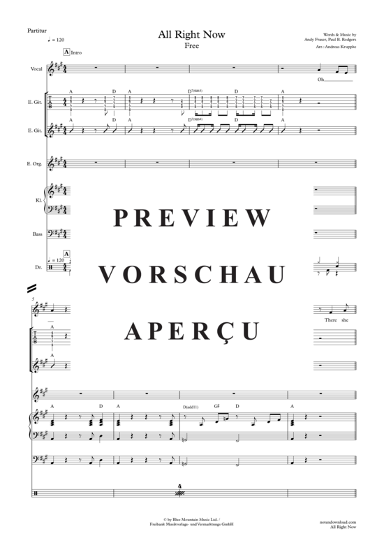 Produktgalerie: Seite 2 von 21 All Right Now , Free, (Combo Band und Solo Vocal)