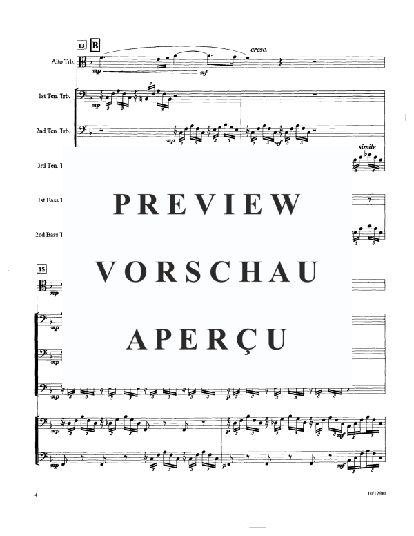 Product gallery: Page 6 of 11 Ave Maria, , Trombone Sextet