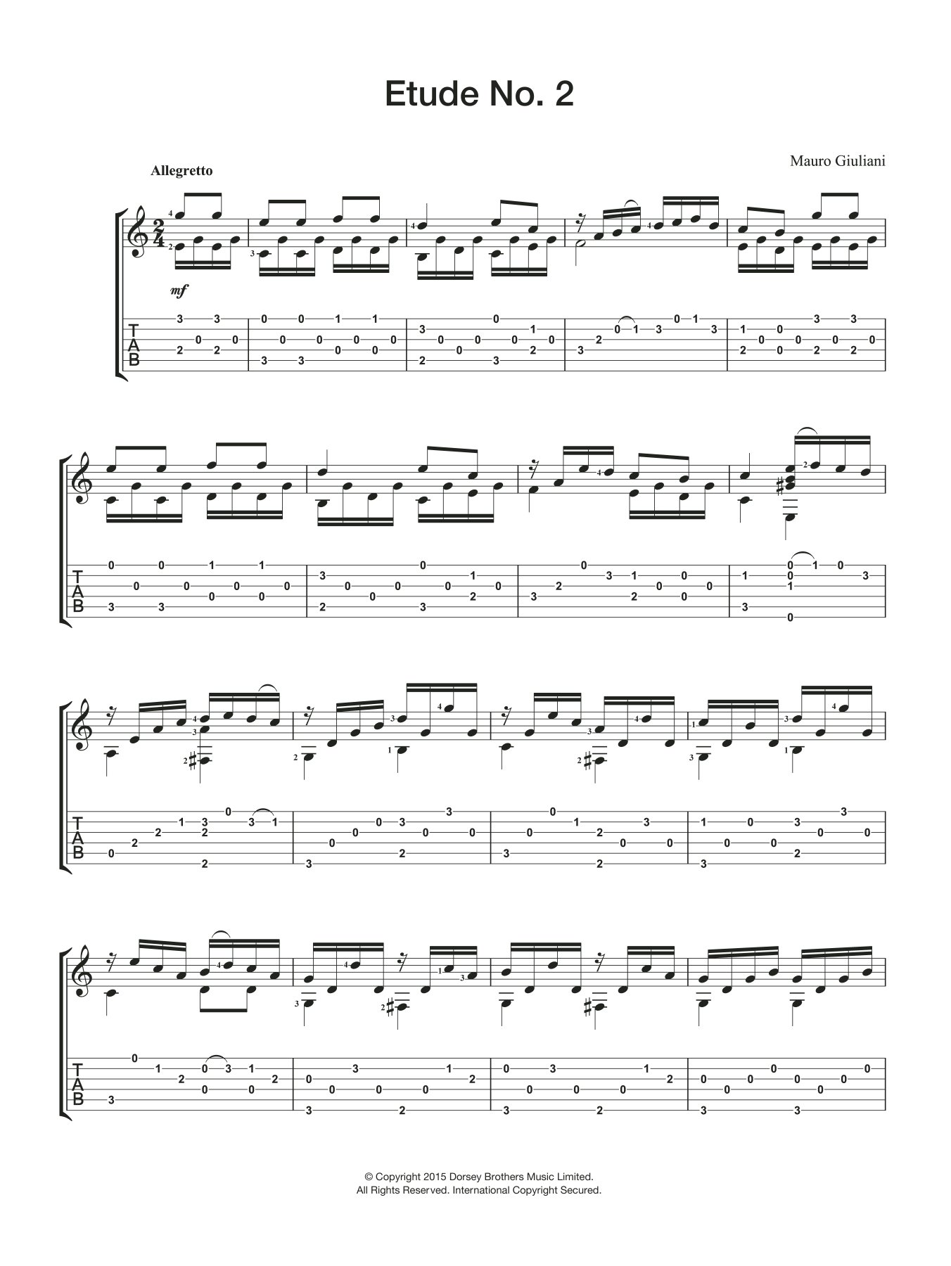 Produktbild zu: Etude No. 2