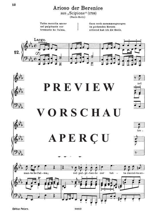 Product gallery: Page 2 of 3 Tutta raccolta ancor, , Soprano Solo and Piano