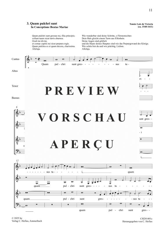 gallery: Quam pulchri sunt, , (Gemischter Chor)