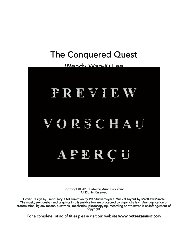 Produktgalerie: Seite 3 von 11 Conquered Quest, The, , (Blechbläser Quintett)