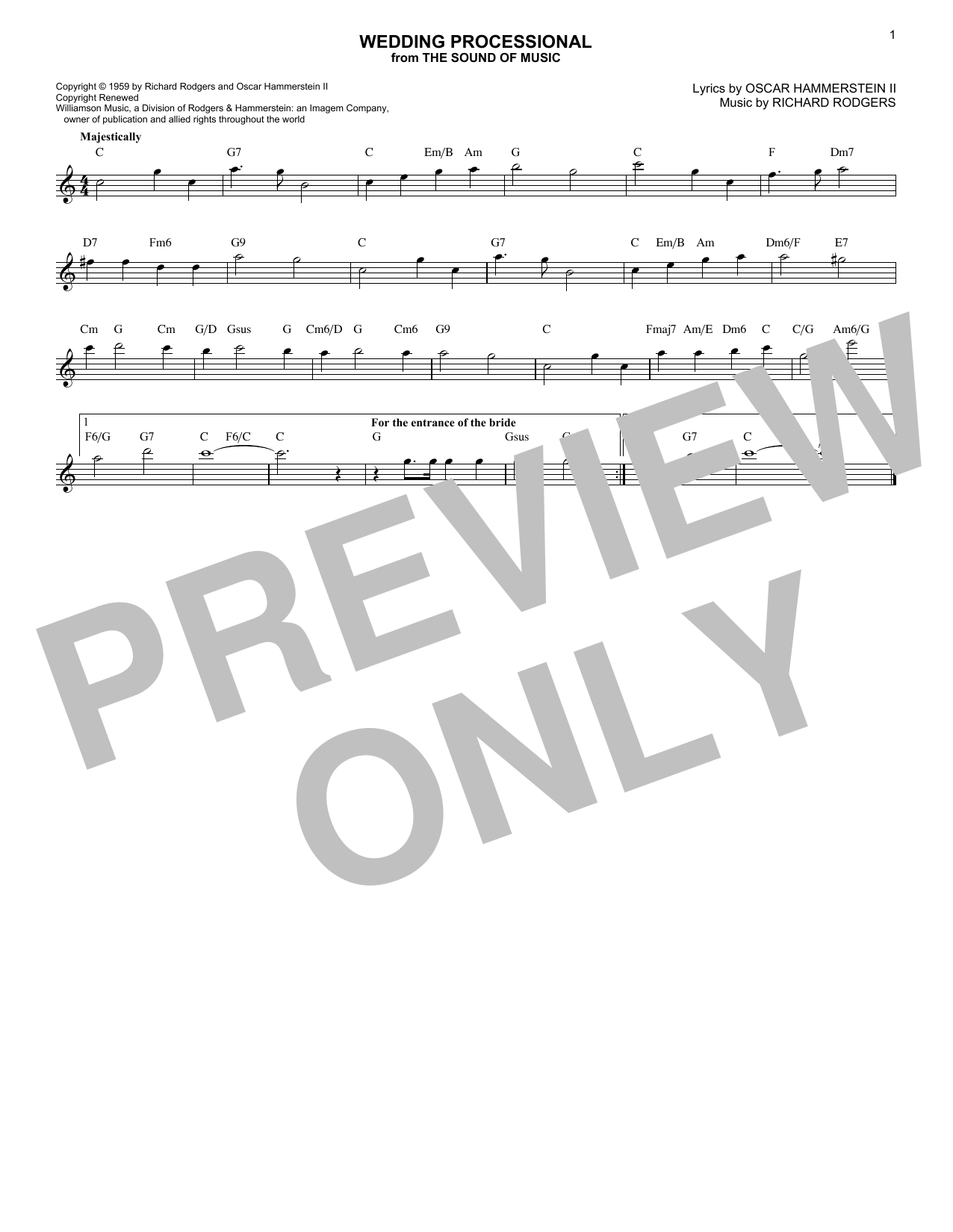Produktbild zu: Wedding Processional
