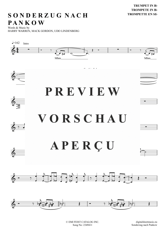 gallery: Sonderzug Nach Pankow, Lindenber, Udo, Trompete in B