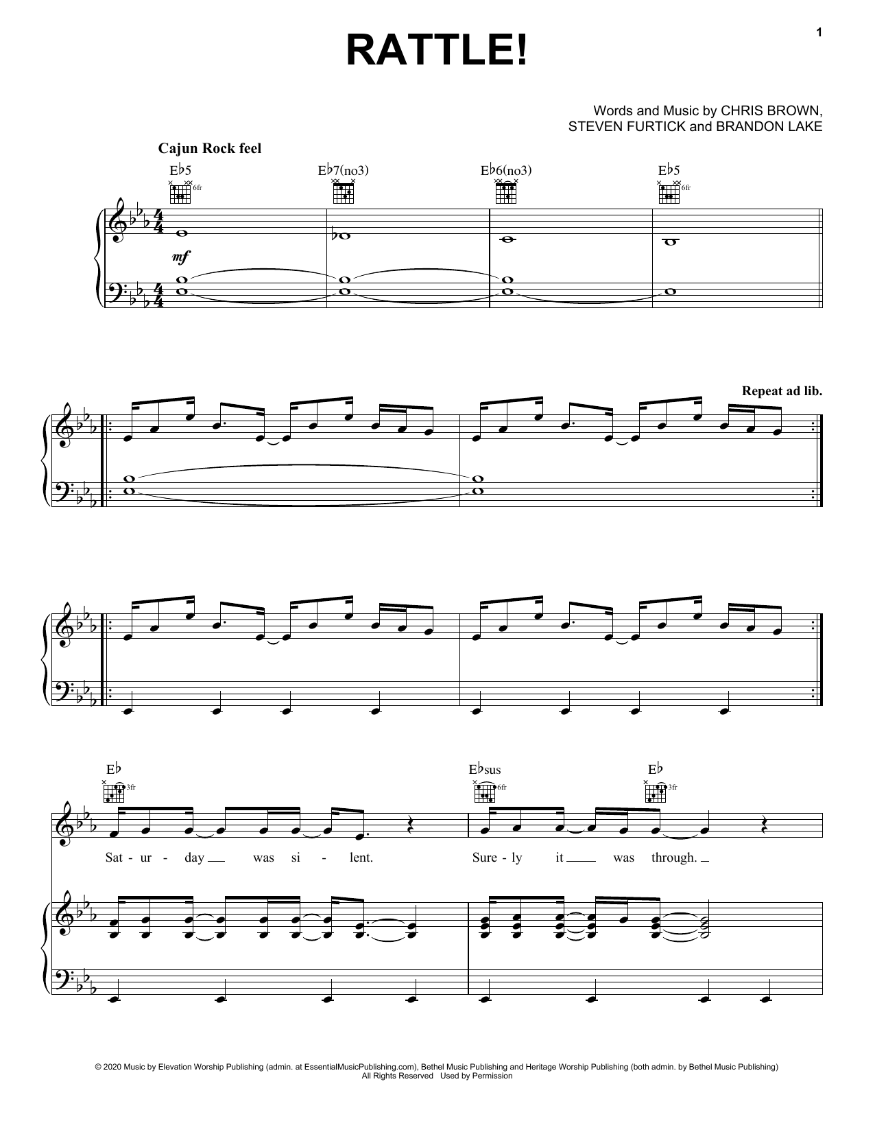 Produktgalerie: Seite 1 von 1 RATTLE!, Elevation Worship, Gesang, Gitarre, Klavier