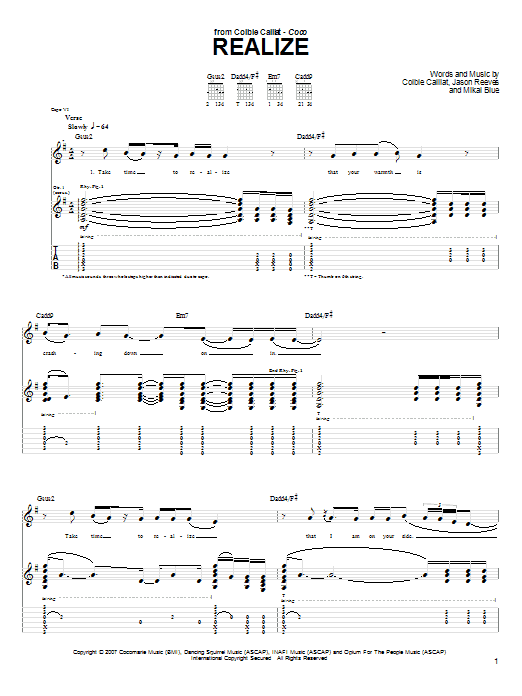 Product gallery: Page 1 of 1 Realize, Colbie Caillat