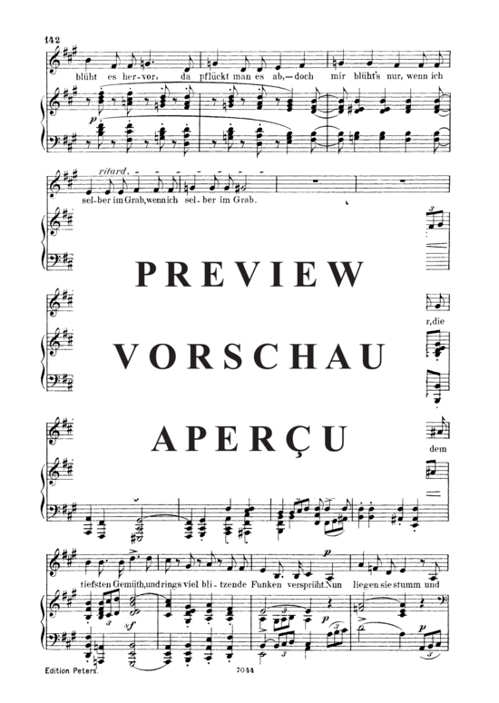 Product gallery: Page 3 of 5 Mit Myrthen und Rosen Op.24 No.9, , Low Voice and Piano
