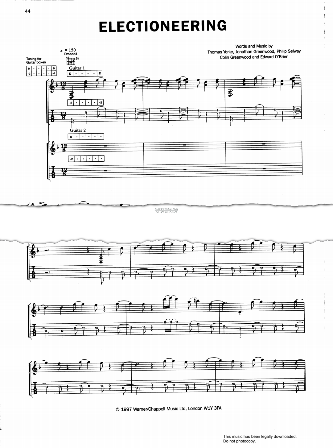 gallery: Electioneering, Radiohead