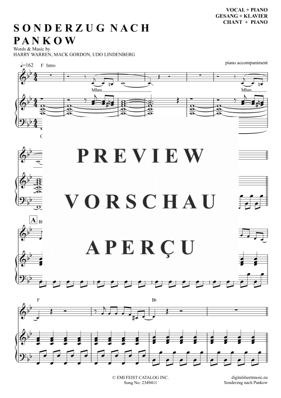 gallery: Sonderzug Nach Pankow, Lindenber, Udo, Gesang mit Klavierbegleitung