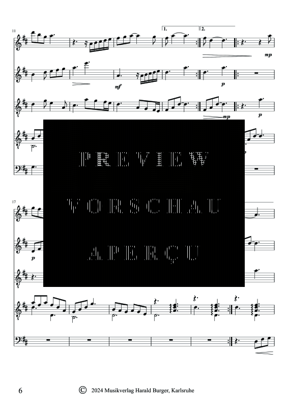 gallery: A New Year Greeting (Partitur), , Zupfensemble