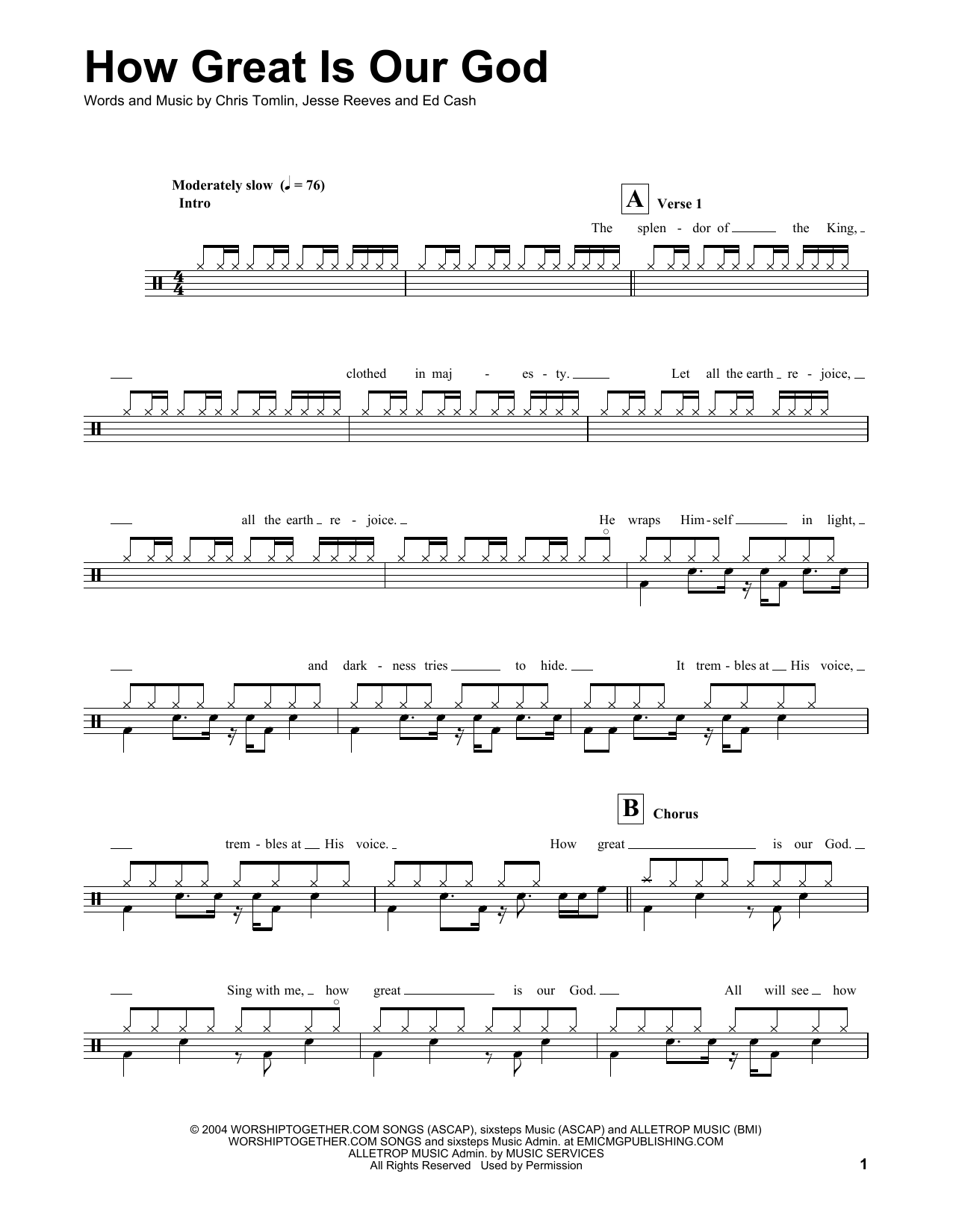 Product gallery: Page 1 of 1 How Great Is Our God, Chris Tomlin