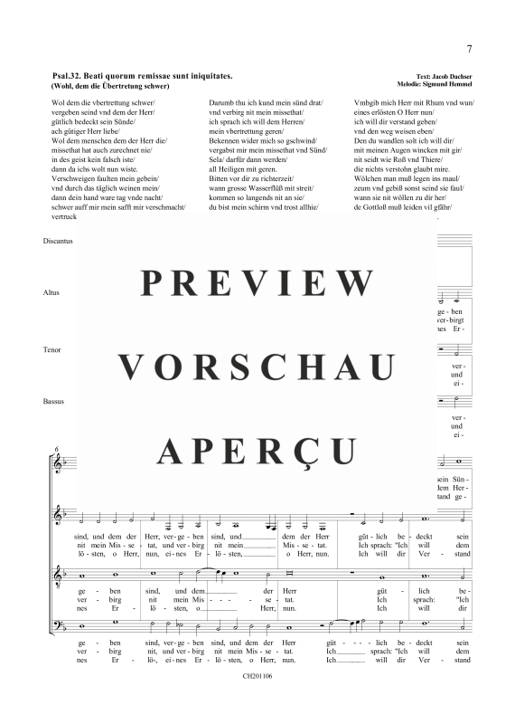 Product gallery: Page 10 of 11 Der gantz Psalter Davids, Bd. 2, Psalm 31 - 60, , (mixed choir)