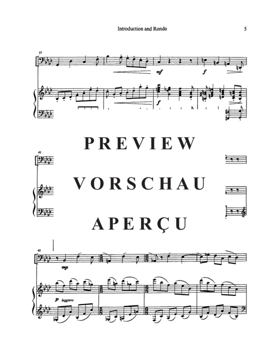 Produktgalerie: Seite 7 von 19 Introduction and Rondo , , (Tuba + Klavier)