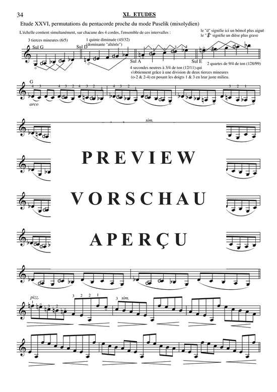 gallery: 40 Études for Violin , , (Geige Solo)