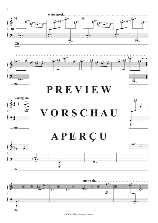 Product gallery: Page 8 of 11 Summer Solstice , , Piano Solo