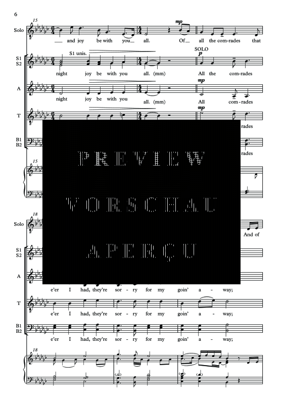 Produktgalerie: Seite 7 von 11 The Parting Glass, , Tenor Solo, Gemischter Chor und Klavier