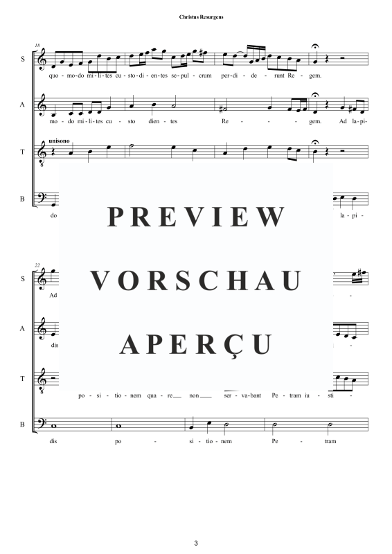 Produktgalerie: Seite 4 von 9 Christus Resurgens - Oster Motette, , Gemischter Chor a capella