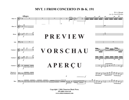 Product gallery: Page 2 of 21 Concerto in B , , (bassoon/baritone + woodwind ensemble)