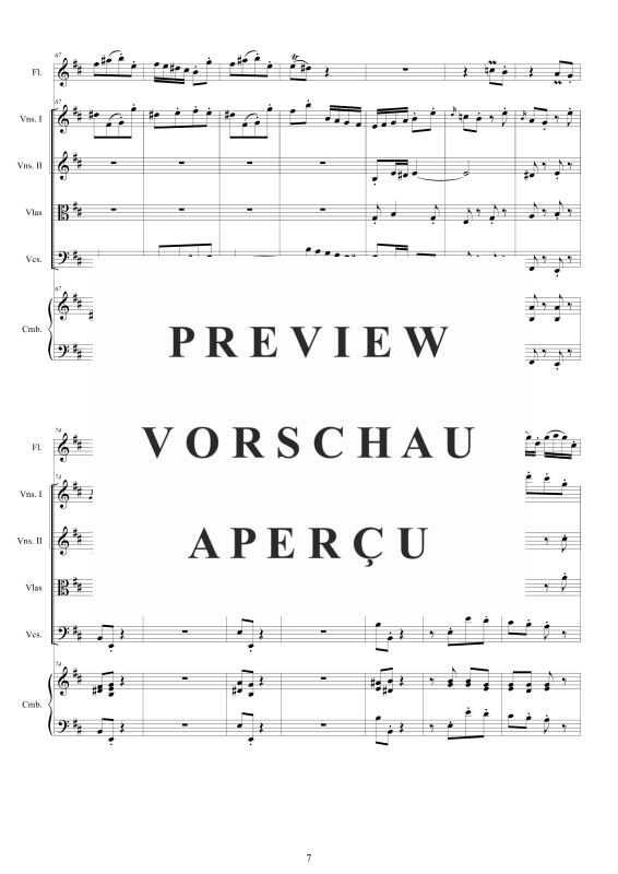 Product gallery: Page 8 of 11 Non sa che sia dolore - Cantata BWV 209, , Mixed Ensemble Soprano, Flute, Strings and Harpsichord Bc